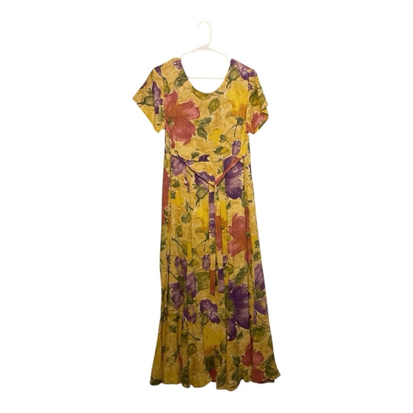 Women’s Vintage Jam’s World 90’s floral maxi dress, size medium - Picture 2 of 3